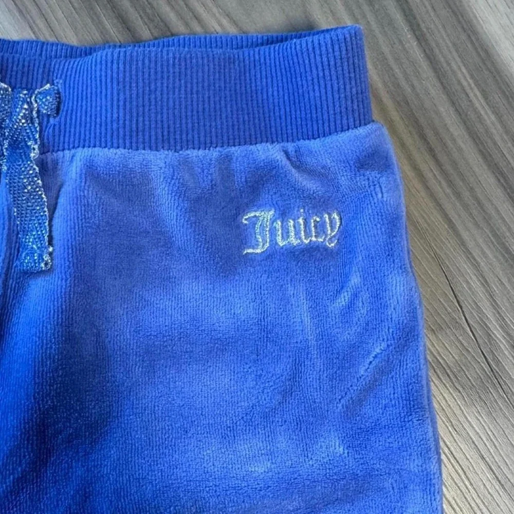 Juicy Couture blue velour sweatpants, size 2T